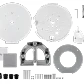 UI Blanco 360º 4x8MP 2,33x IR20m 1-1000 IK10 IP66 CamaraIP PoE++ M.2 - Miniatura 5