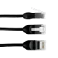 UBIQUITI 1mt Negro Cat6A F/UTP Cable Exterior TPE 10GbE PoE+++ - Miniatura 3