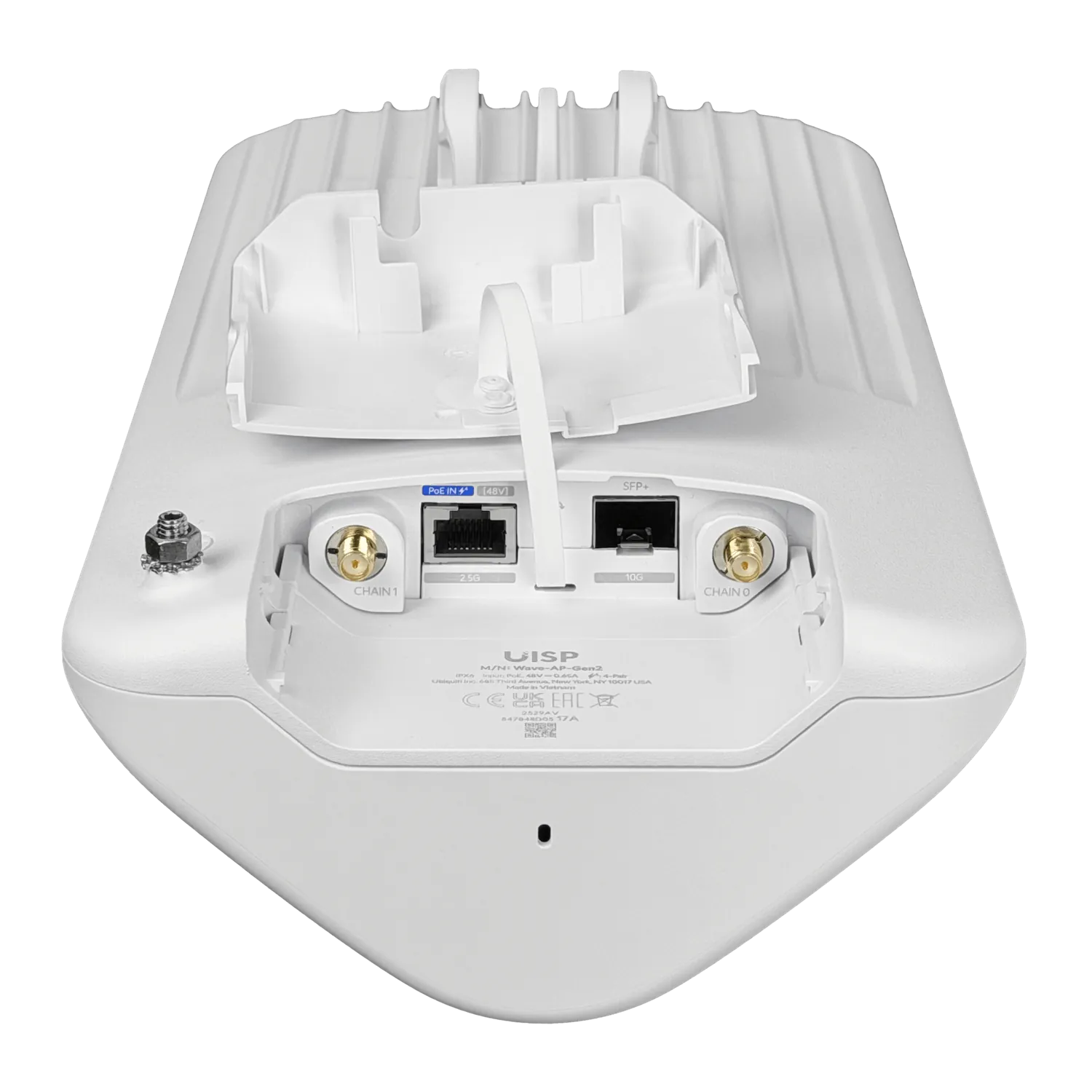 UI PtmP 90º 1-SFP+ 1-2500 GPS 20/13,5dBi 60/5GHz GPS 2,7gbps-duplex 2