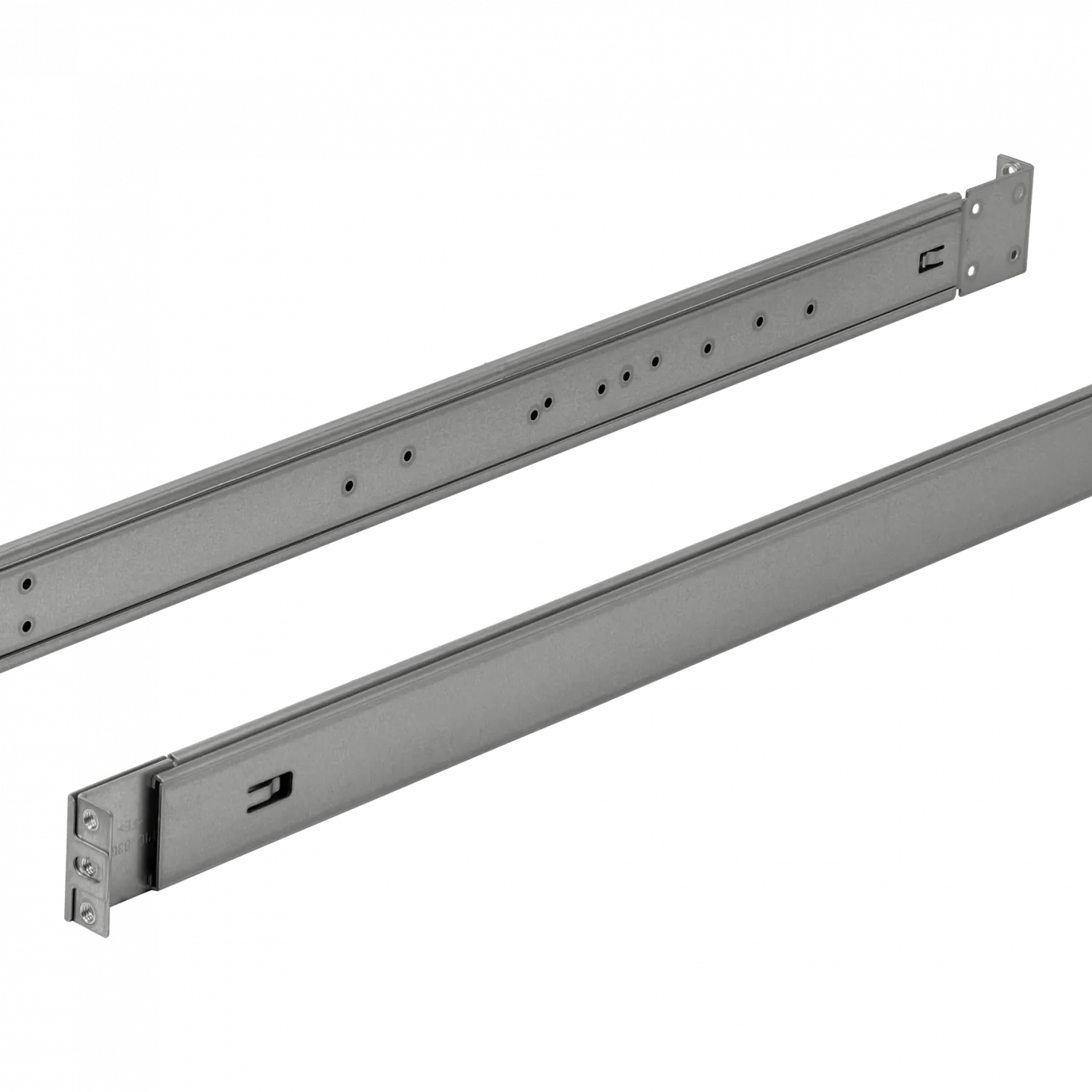 MIKROTIK 1U Fondo 580-101mm Riel de Rack Soporta 13kg 2