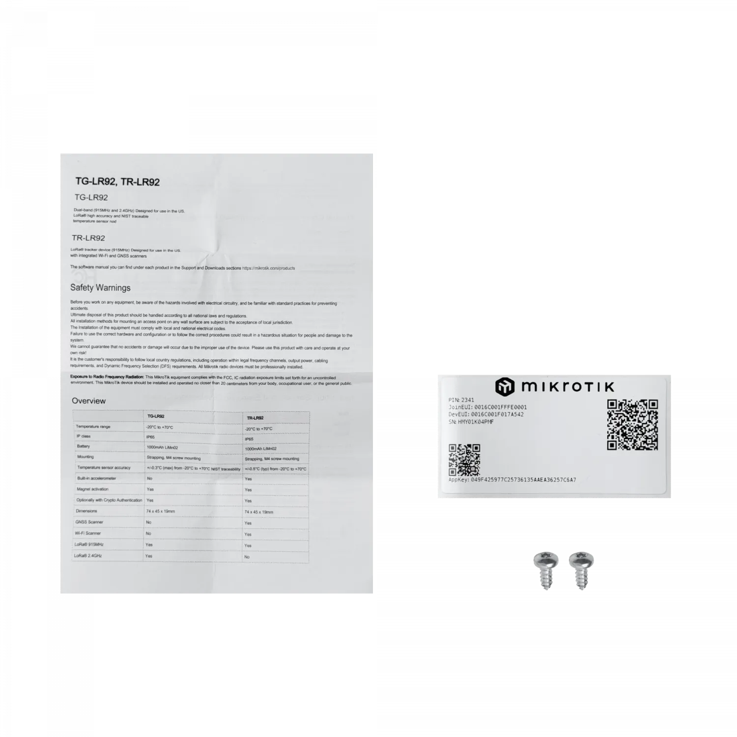 MIKROTIK Sensor IoT LoRaWAN Multi-Sensor 902-928MHZ 2,4G 7