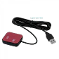 Antena USB2.0 GPS 1575MHz L1 GZSS SBAS Cable 200mm Base Adhesivas 2mt - Miniatura 3