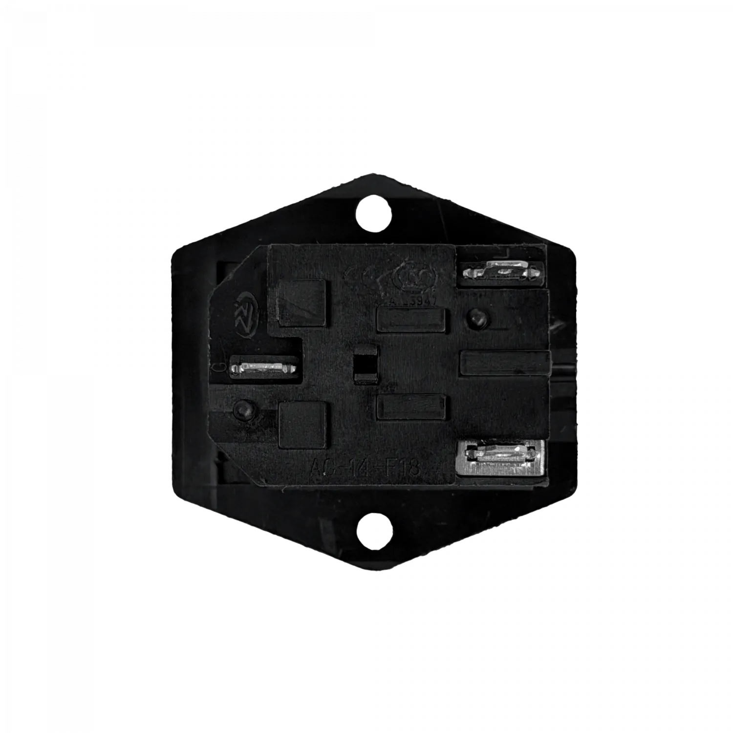 Toma de Corriente C14 Interruptor Fusible 3A Atornillable 220Vac 10A 3