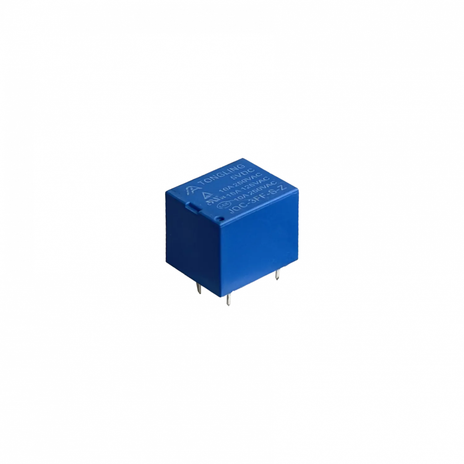 Coil 5VDC 5-pin NA/NC 10/15A-250VAC Rele Solenoide Relay 1