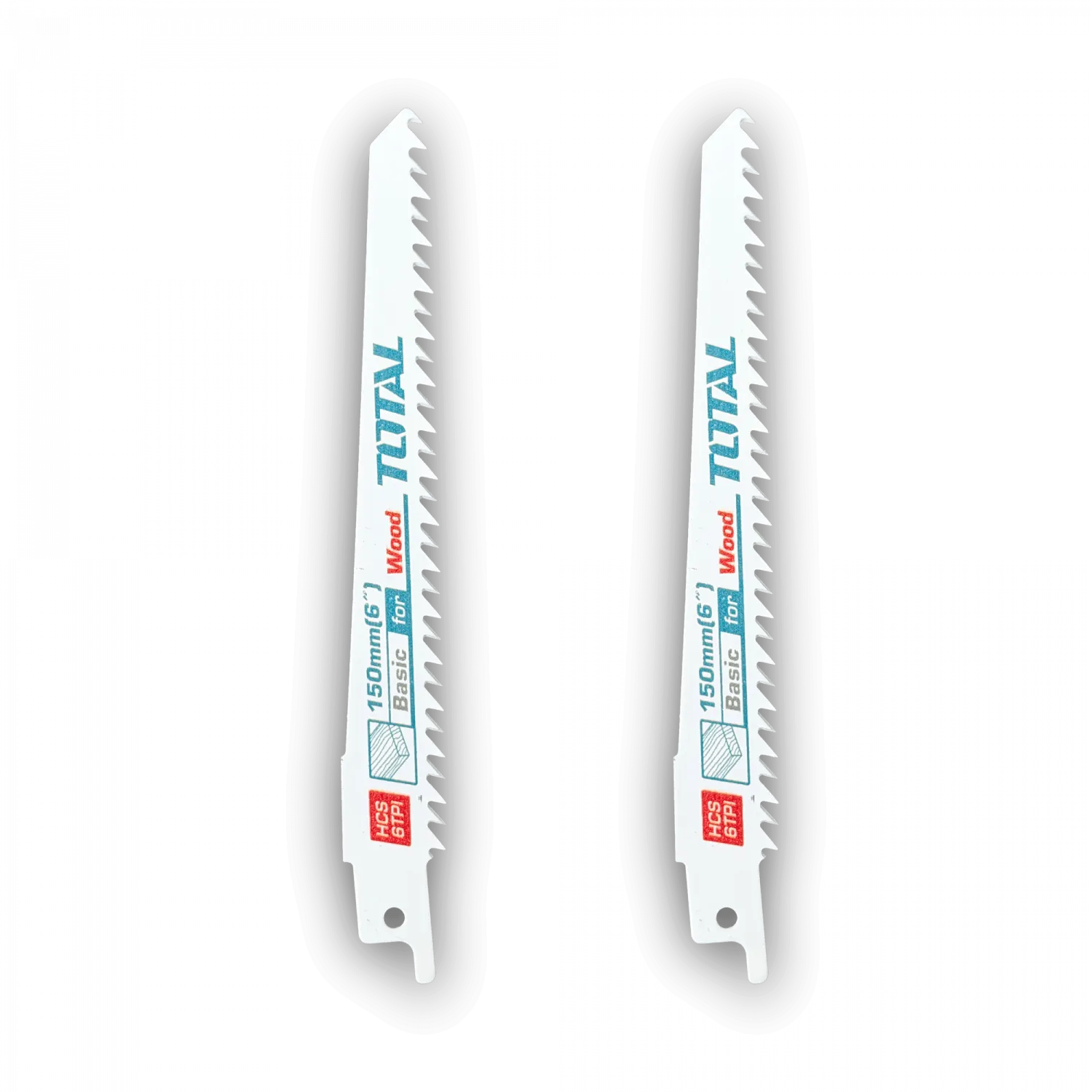 TOTAL Set de 2 Hojas de Sierra Sable para Madera 150mm TAC52644D 3