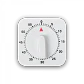 Temporizador 60 minutos mecanico Alarma-Campana Plastico Blanco - Miniatura 1