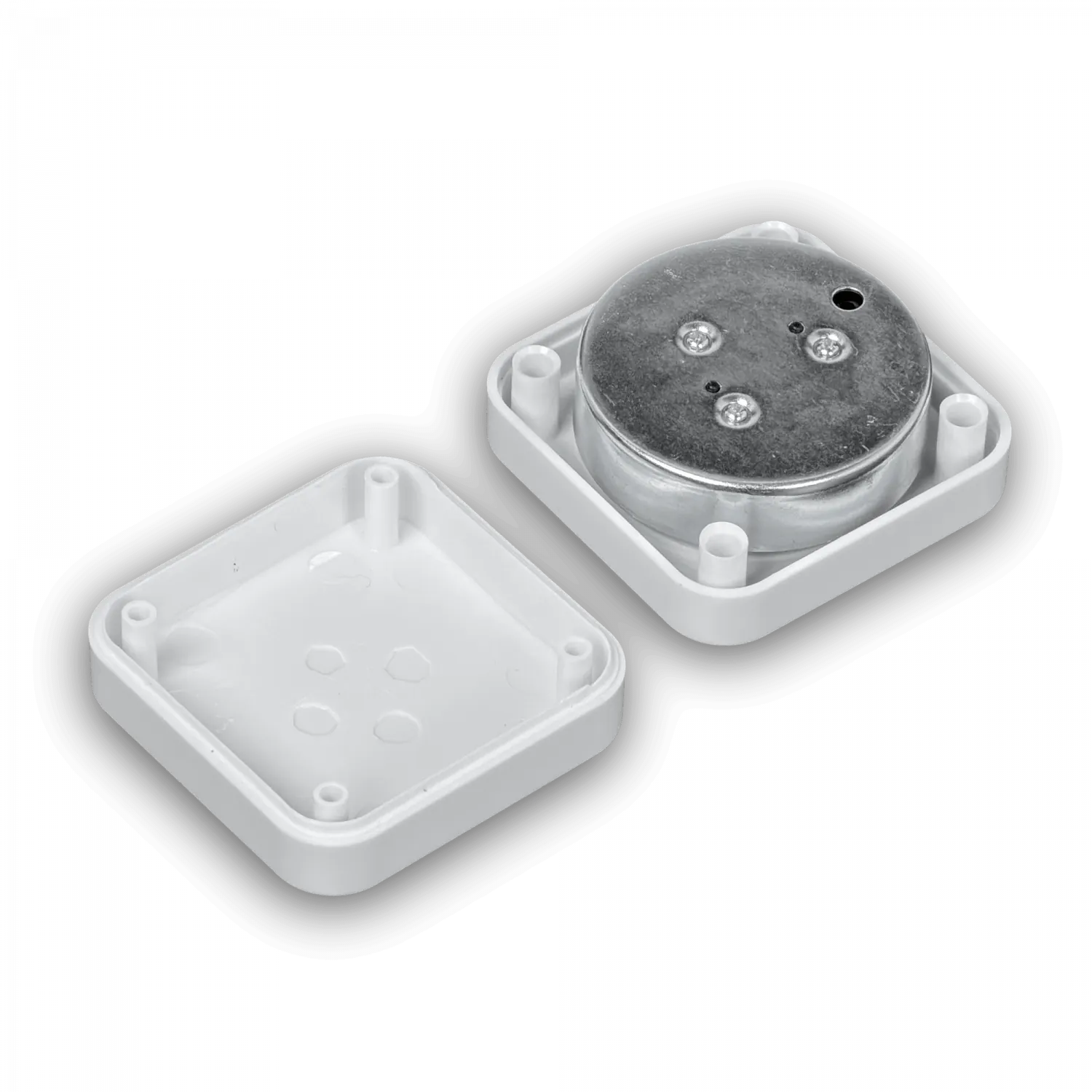 Temporizador 60 minutos mecanico Alarma-Campana Plastico Blanco 3