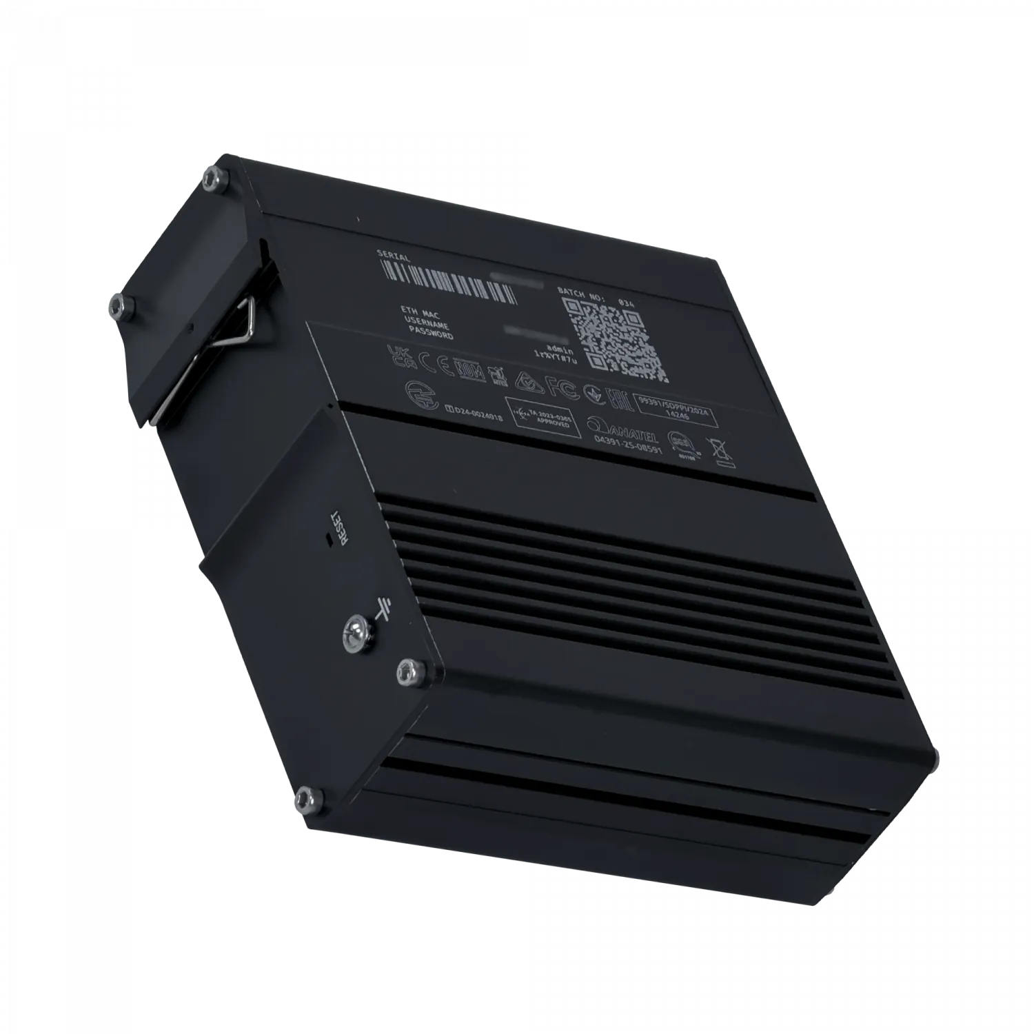 Switch PoE+ Gestionado Teltonika TSW202, 8 Puertos Gigabit, 2 SFP, 240W, Industrial, Control Total 5