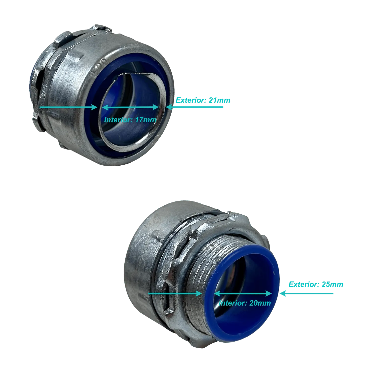 Prensa Estopa para Flexible Aislacion IP65 Metalico 20mm 3/4 Pulg 1