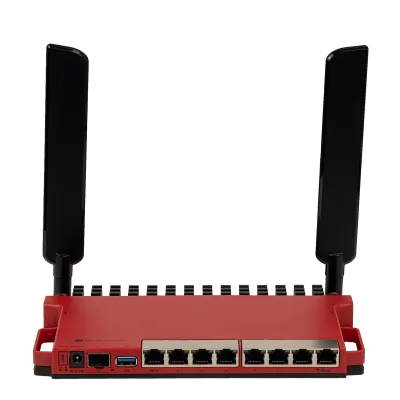 MIKROTIK 8-1000 1-SFP LCD USB L4 2,4GHz-1W-2x2 PoE L009UIGS-2HAXD-IN 2