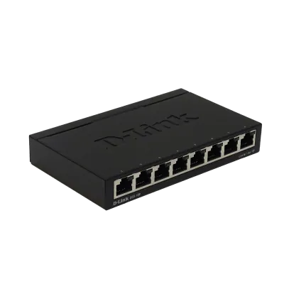 Switch D-Link DGS-108, Plug & Play, 8 Puertos Gigabit 1000 Mbps 1