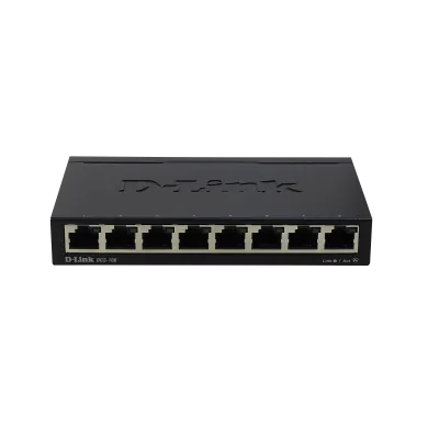 Switch D-Link DGS-108, Plug & Play, 8 Puertos Gigabit 1000 Mbps 3