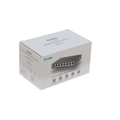 Switch D-Link DGS-108, Plug & Play, 8 Puertos Gigabit 1000 Mbps 7