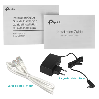 Inyector PoE TP-Link TL-POE150S - IEEE 802.3af, Gigabit, 15.4W, Plug & Play 6