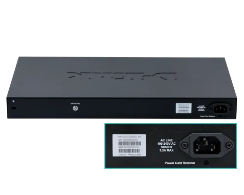 D-LINK 24-1000-POE48V(4-at/20-af) 4-SFP 193W tot Switch Smart Rack 3