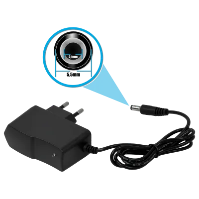 Fuente Poder Trafo P1A-IT 12VDC 1A Plug 5,5x2,1mm 12W 3