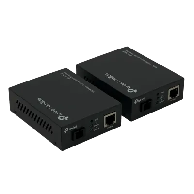 Kit Convertidor Fibra WDM SC 15km 100Mbps TP-Link MC112CS 1