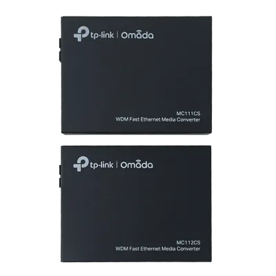 Kit Convertidor Fibra WDM SC 15km 100Mbps TP-Link MC112CS 2