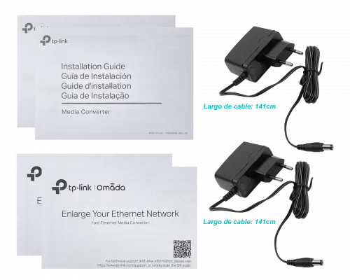 Kit Convertidor Fibra WDM SC 15km 100Mbps TP-Link MC112CS 7