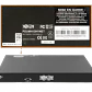 TRIPPLITE PDU Ethernet 8-C13 1-100 1-DB9 1-C14 1U Rack 208-230VAC - Miniatura 3
