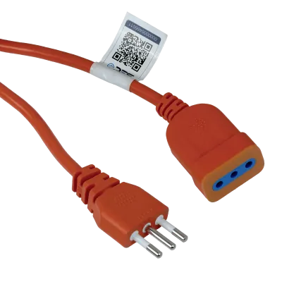 Cable Extensor Eléctrico 20 metros, Macrotel, Color Naranjo, Corriente 10A 2