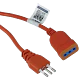 Cable Extensor Eléctrico 20 metros, Macrotel, Color Naranjo, Corriente 10A - Miniatura 2