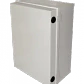 TIBOX 400x300x180mm Tablero Estanco Gris Plastico IP66 RoHS c/Placa - Miniatura 1