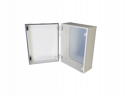 TIBOX 400x300x180mm Tablero Estanco Gris Plastico IP66 RoHS c/Placa 2