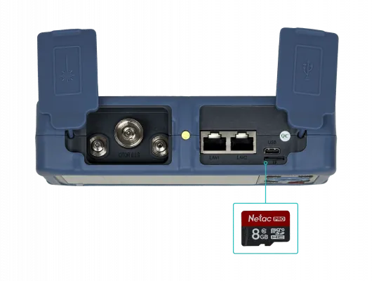 SM 1310/1550nm 100km 24-22dB ST/SC/FC USB MSD Recargable Reflectometro 3