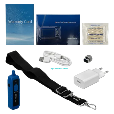 SM 1310/1550nm 100km 24-22dB ST/SC/FC USB MSD Recargable Reflectometro 11
