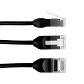 UBIQUITI 2mt Negro Cat6A F/UTP Cable Exterior TPE 10GbE PoE+++ - Miniatura 3