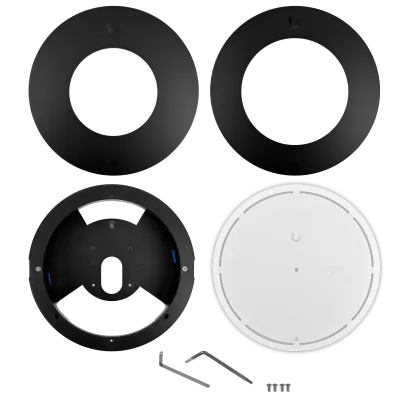 UI Negro Soporte Cielo Empotrado p/G6-Dome y G6-Pro-Dome en Techo 8