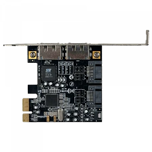 Tarjeta PCIe-x1 2-SATA3.0 2-eSATA3.0 PCIExpress ASM1061 asmedia
