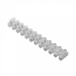 Regleta tornillos 380V-Max 6A-Max 105x15x12mm 6-Ampere 1mm2 12 pares