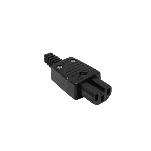 Enchufe Hembra C15 Volante Computacion 10A Negro