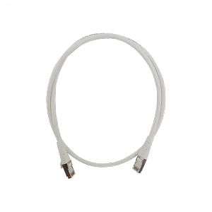 Cable patch Cat6 F/UTP 1mt blanco LSZH inyectado multifilar