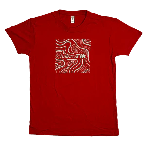Polera Original MikroTik Talla XL - Color Rojo