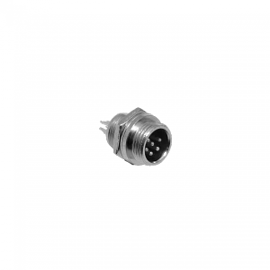 Conector GX12 Macho Chasis de 6 Pines Soldable GX12MC-6