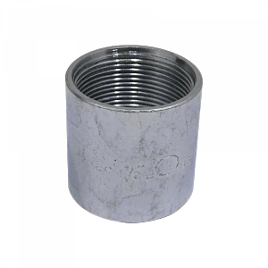 Copla zincado 1-1/2 pulg largo 54mm hilo interno