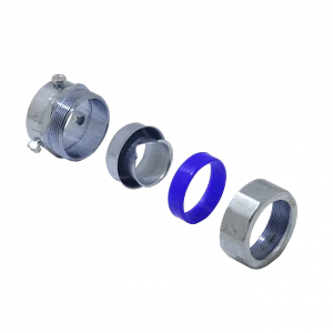 Unión EMT a flexible MEMT32 32mm adaptador metálico 24 a 35mm