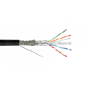 Caja Cable Ethernet Exterior Blindado Cat5e Ubiquiti UISP Carrier 305m Negro