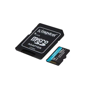 Tarjeta de Memoria MicroSDXC Kingston 128GB Canvas Go! Plus, Lectura 170MB/s, Escritura 90MB/s