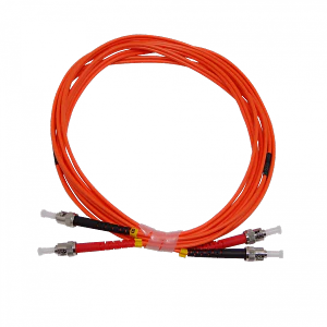 Jumper fibra 62.5/125um LSZH 3mt ST-ST OM1 multimodo MM dúplex