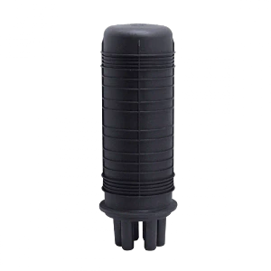 Mufa domo vertical 36 fusiones 1/6 bandejas 23x56cm 6 salidas 27mm