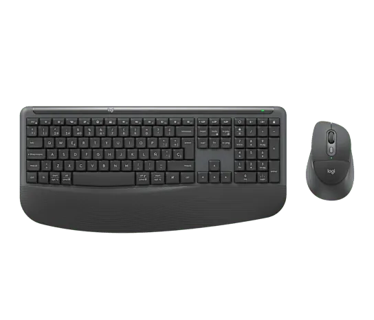Combo Logitech Signature Comfort Plus MK880, Teclado y Mouse Inalámbricos, Bluetooth, Grafito 2