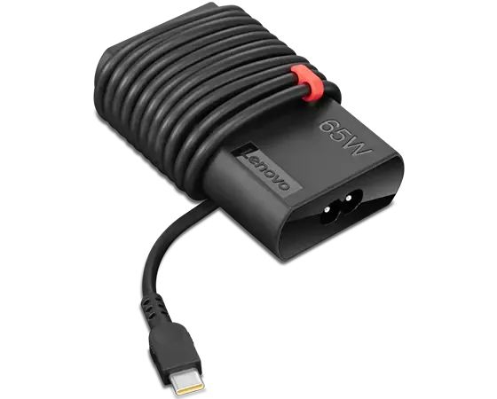 Lenovo - Power adapter - 24 pin USB-C/power DC jack - 24 pin USB-C (power only) - 2 m - Abyss black 1