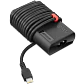 Lenovo - Power adapter - 24 pin USB-C/power DC jack - 24 pin USB-C (power only) - 2 m - Abyss black - Miniatura 1