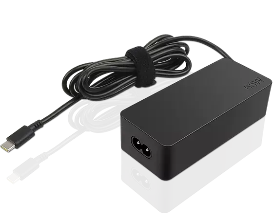 Lenovo - Power adapter - 24 pin USB-C/power DC jack - 24 pin USB-C (power only) - 2 m - Abyss black 2