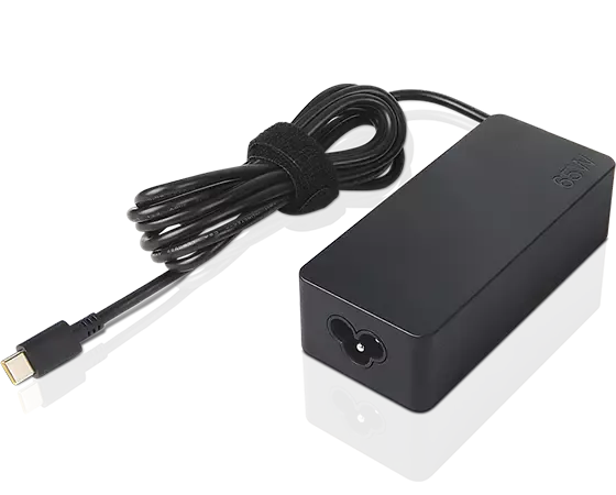 Lenovo - Power adapter - 24 pin USB-C/power DC jack - 24 pin USB-C (power only) - 2 m - Abyss black 3