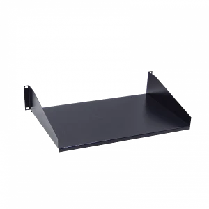 Bandeja rack 2U lisa extra resistente, 30cm, negra, requiere M6-4KIT